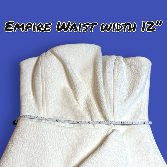 🎉HP!🎉NWT Vernacular Peplum Faux Wrap Style Knee Length Bustier Dress. Small - Picture 5 of 15